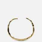 Armreif Chunky S, Edelstahl vergoldet