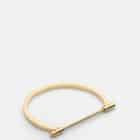 Armreif Omega S, Edelstahl vergoldet
