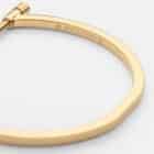 Armreif Omega S, Edelstahl vergoldet