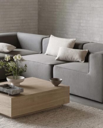 Willkommen Kissenbezug Boucle Moonbeam, 40×60