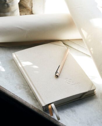 Journal Notizbuch A5, Vanille