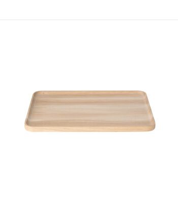 Tablett Eiche Eckig, Large