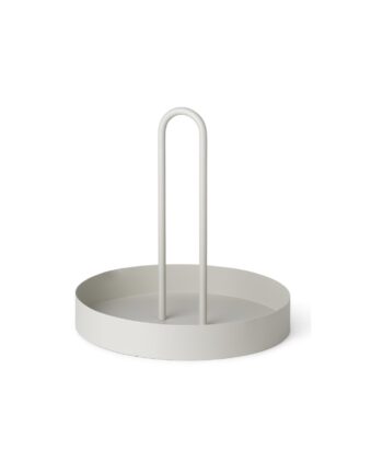 Willkommen Grib Tablett, Light Grey