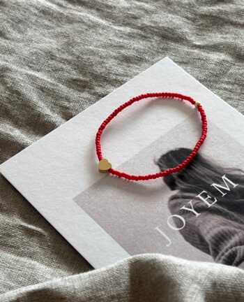Heart Armband, Red