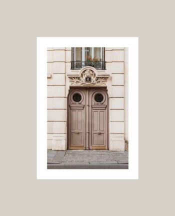 Poster beige door, 30x40
