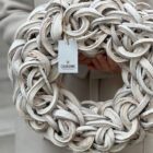 Coco wreath white, 40cm Coco wreath white, 40cm