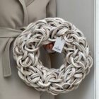 Coco wreath white, 40cm Coco wreath white, 40cm