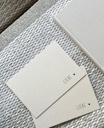 Karte Liebe, 2er-set