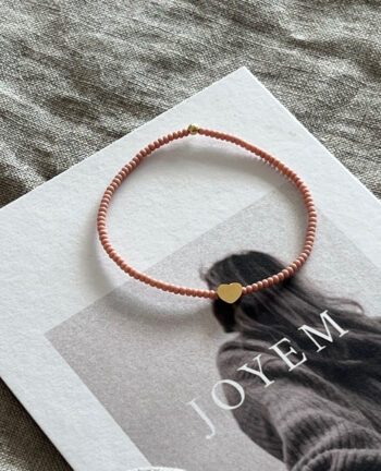 Heart Armband, Rose