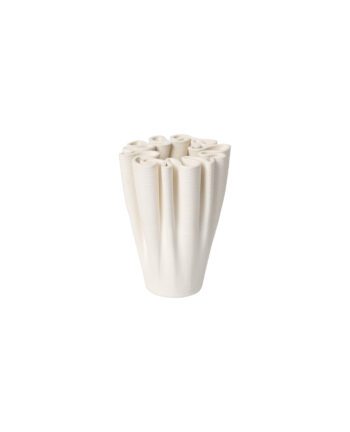 Dedali Vase h-11, Offwhite
