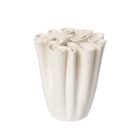 Dedali Vase h-18, Offwhite