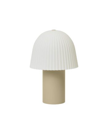Frill Portable Lamp, Cashmere