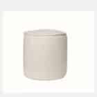 Aun cotton pouf, Offwhite