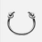 Armreif Knot Massiv S, Edelstahl