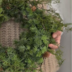 Winter Nordic Kranz, 25cm