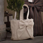Geschenktasche Bow Bag, Cream