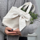 Geschenktasche Bow Bag, Cream