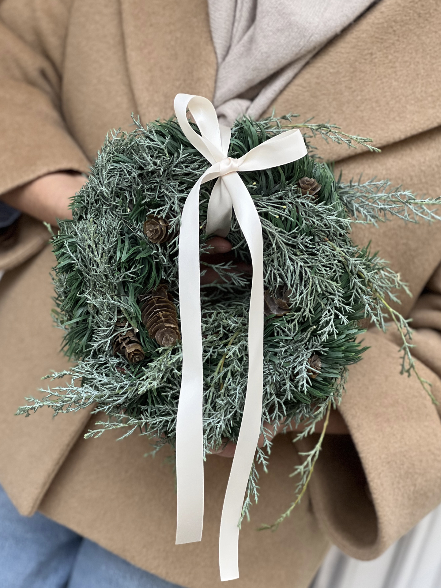 blomsonder_vintergrøn_kranz_1 Vintergrøn Kranz, 25cm