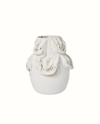 Willkommen Drisca Vase, Offwhite