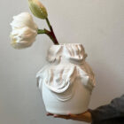 Drisca Vase, Offwhite Drisca Vase, Offwhite