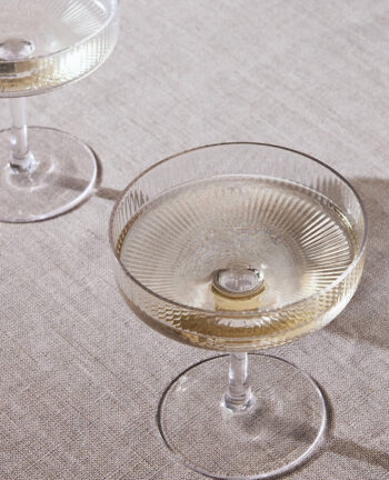 Ripple Champagner-Gläser, 2er Set