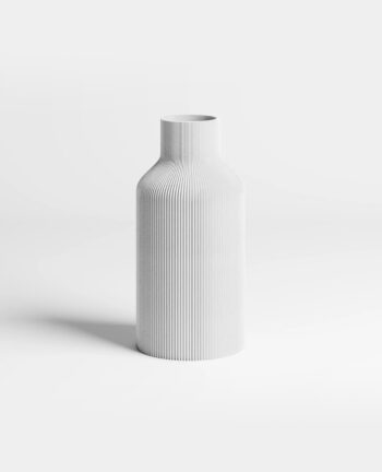 Willkommen Flaske Vase Large, White