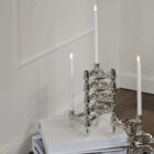 Stoff Nagel LED Stabkerzen 2er, weiss Stoff Nagel LED Stabkerzen 2er, weiss