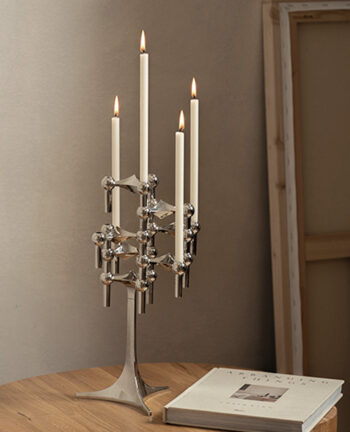 Willkommen Kerzenständer, chrome