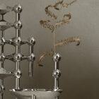 Vase, chrome Vase, chrome