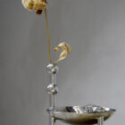 Vase, chrome Vase, chrome