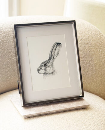 Willkommen Bilderrrahmen Hase