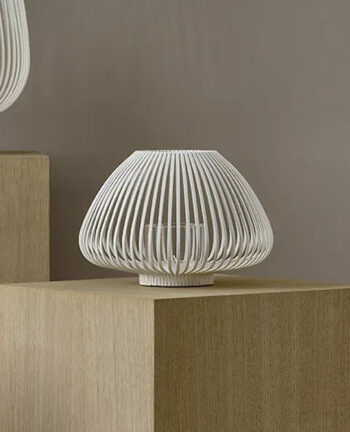 Willkommen Lyva Laterne Small, White