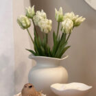 Papageien Tulpen Bund, weiss Papageien Tulpen Bund, weiss