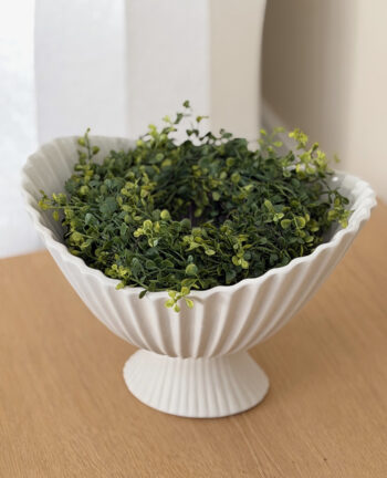 Willkommen Evergreen Buchskranz, 25cm