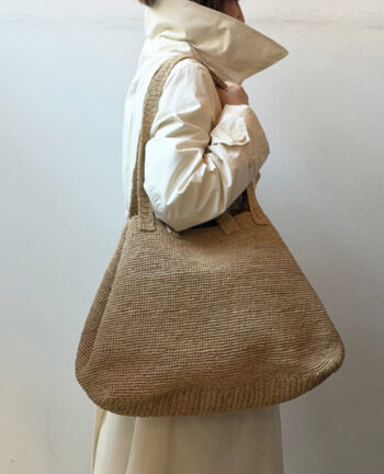 Willkommen SØLVIK Raffia Bag