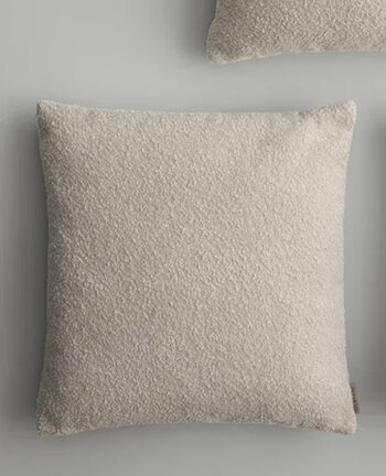 Willkommen Kissenbezug Boucle Moonbeam, 50x50